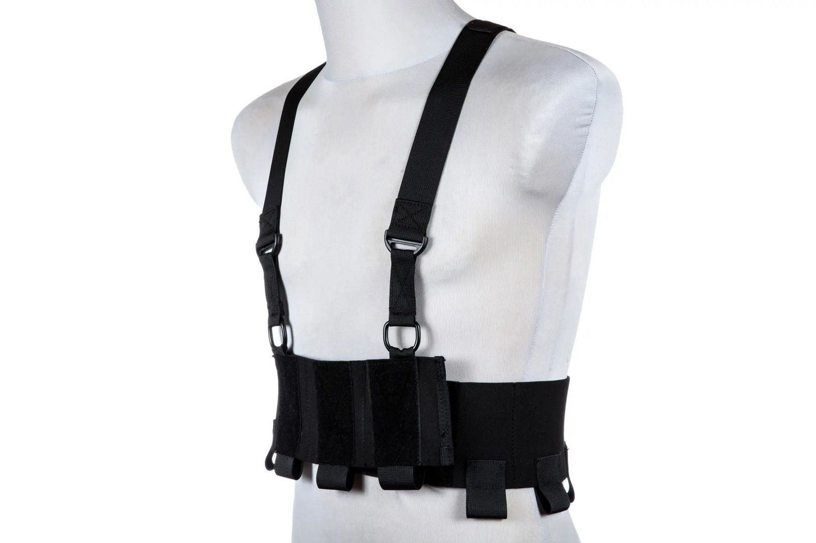 Taktický hrudní nosič s nízkou viditelností černý Low-Vis Chest Rig Black GFC Tactical™