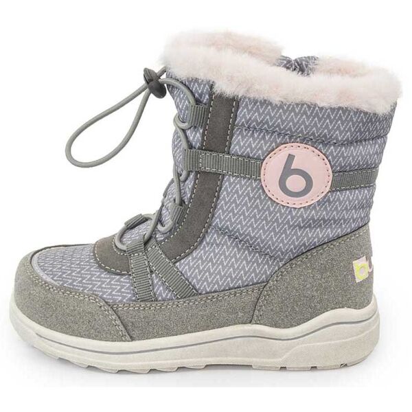 BUGGA ICEFOX Dívčí zimní obuv, šedá, velikost