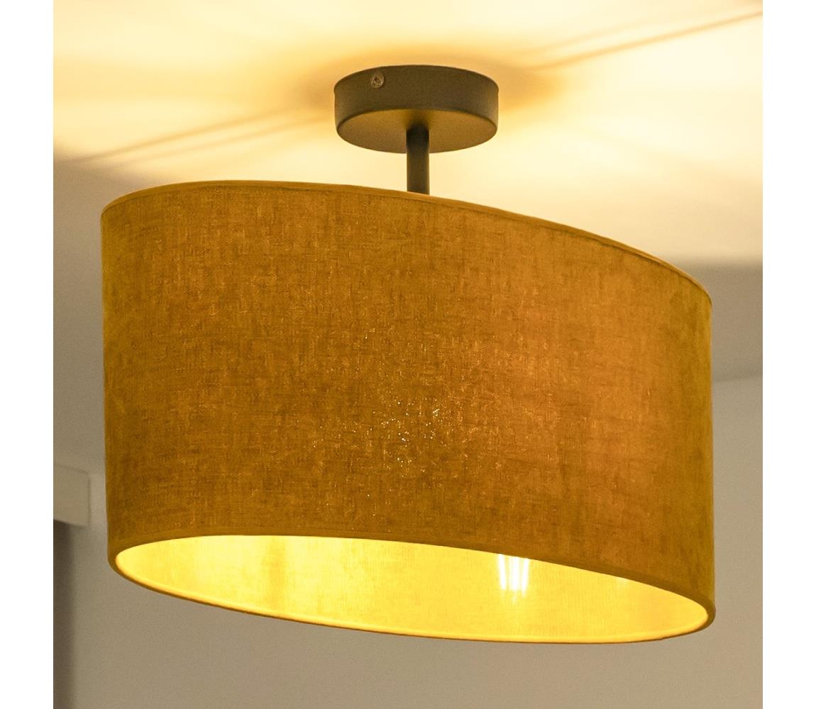 - Přisazený lustr OVAL 1xE27/15W/230V hnědá