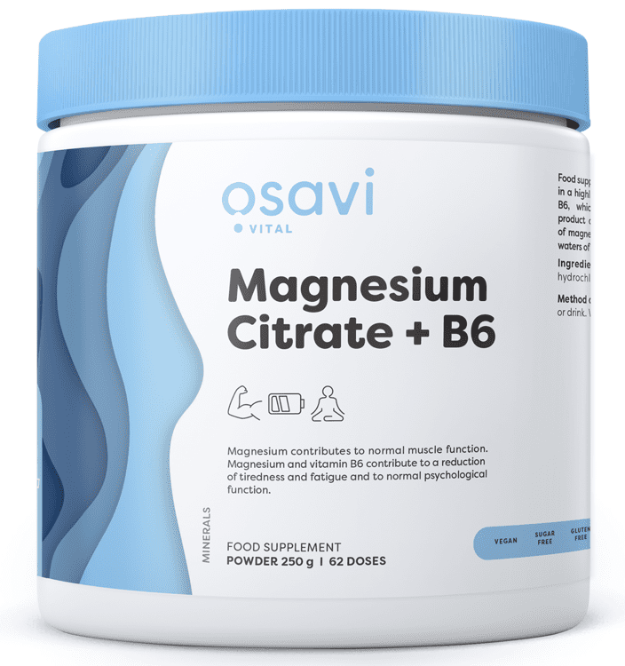 Osavi Magnesium citrate + B6, 250 g