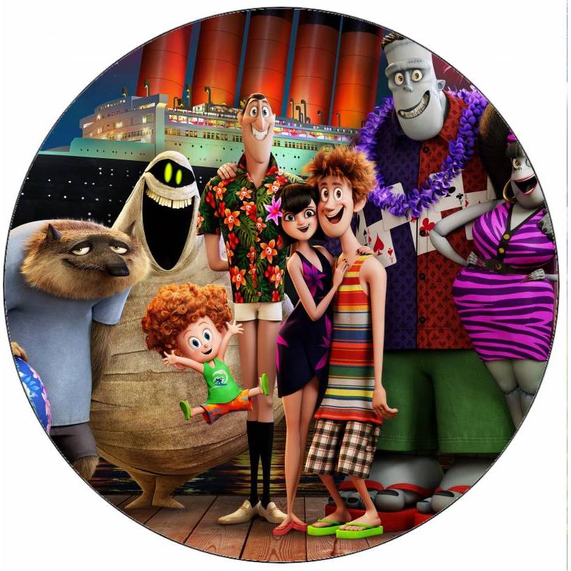 Jedlý papír Hotel Transylvania výletní loď 19,5 cm - Pictu Hap