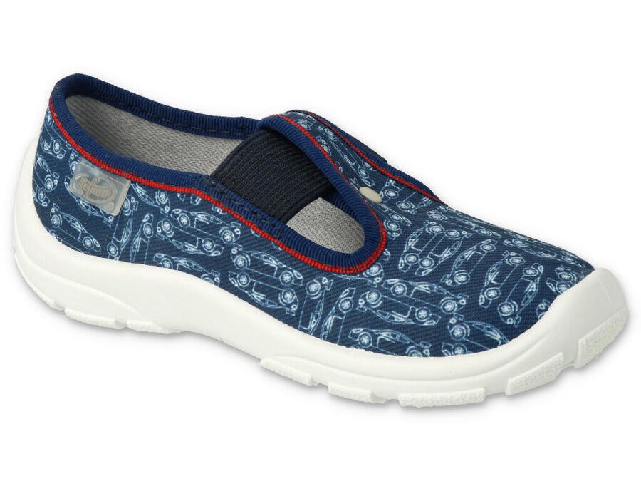 BEFADO 972X236 chlapecké bačkorky Danny modré auta 25 972X236_25