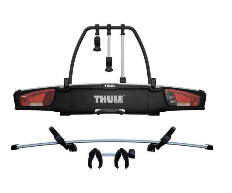 Thule VeloSpace XT 939 nosič na tažné na 3 kola + Thule 9381 adaptér pro 4. kolo