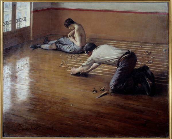 Caillebotte, Gustave Caillebotte, Gustave - Obrazová reprodukce The floor planers., (40 x 30 cm)