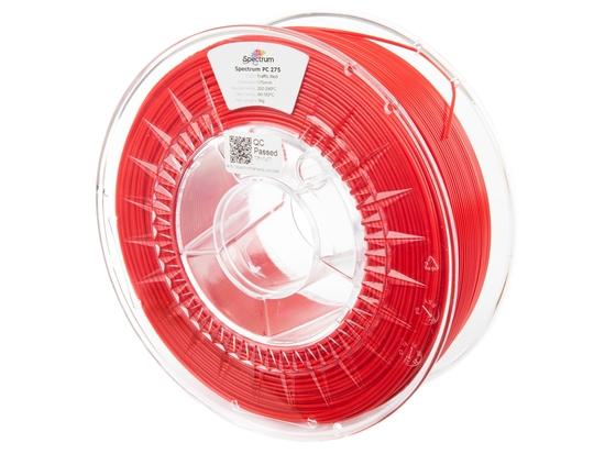Tisková struna (filament) Spectrum PC 275 1.75mm TRAFFIC RED 1kg, 80942