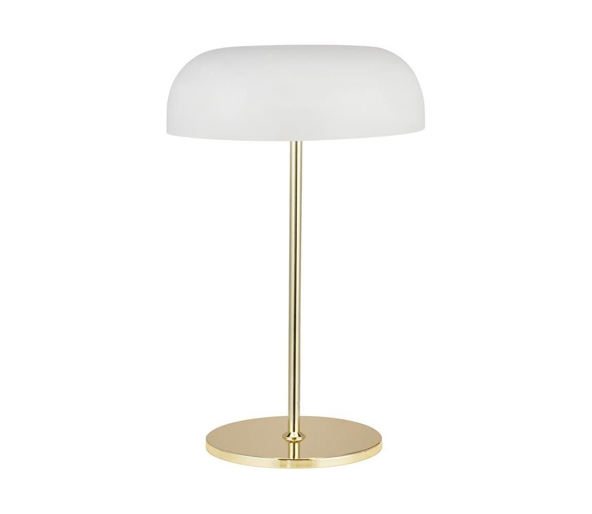 Searchlight Searchlight EU60707WH - Stolní lampa HANOVER 2xE14/7W/230V bílá/zlatá