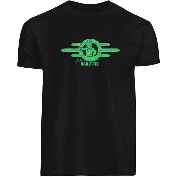 Tričko Fallout - Join Vault-Tec Te (GITD) XL