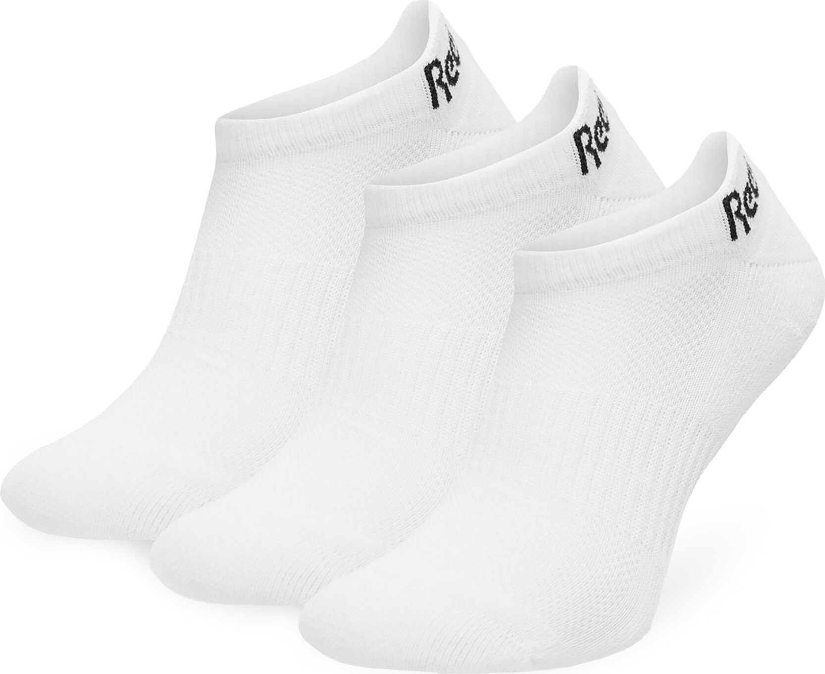 Sada 3 párů nízkých ponožek unisex Reebok R0356P-SS24 (3-pack) Bílá