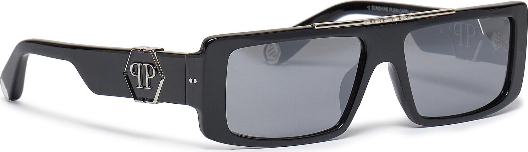 Sluneční brýle PHILIPP PLEIN SPP003M Shiny Black 700X