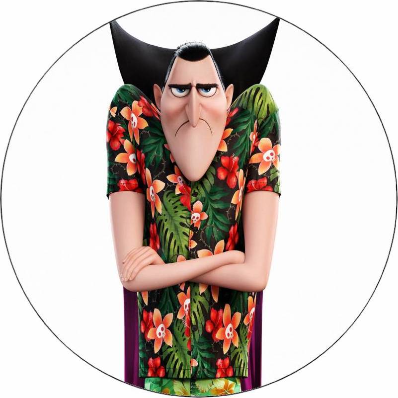 Jedlý papír Hotel Transylvania Drákula v letní košili 19,5 cm - Pictu Hap