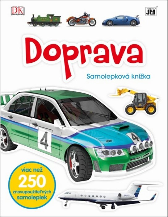 Samolepková knižka Doprava