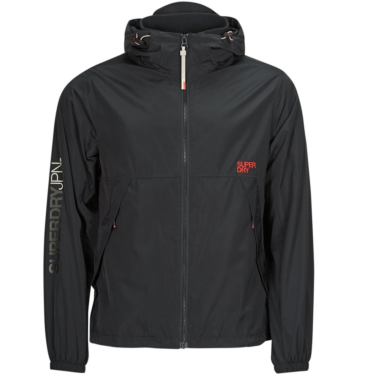 Superdry  HOODED WINDBREAKER JKT  Černá