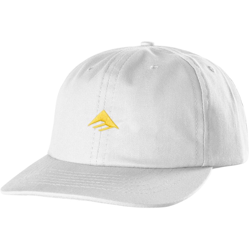 kšiltovka EMERICA - Micro Triangle Hat White (100)