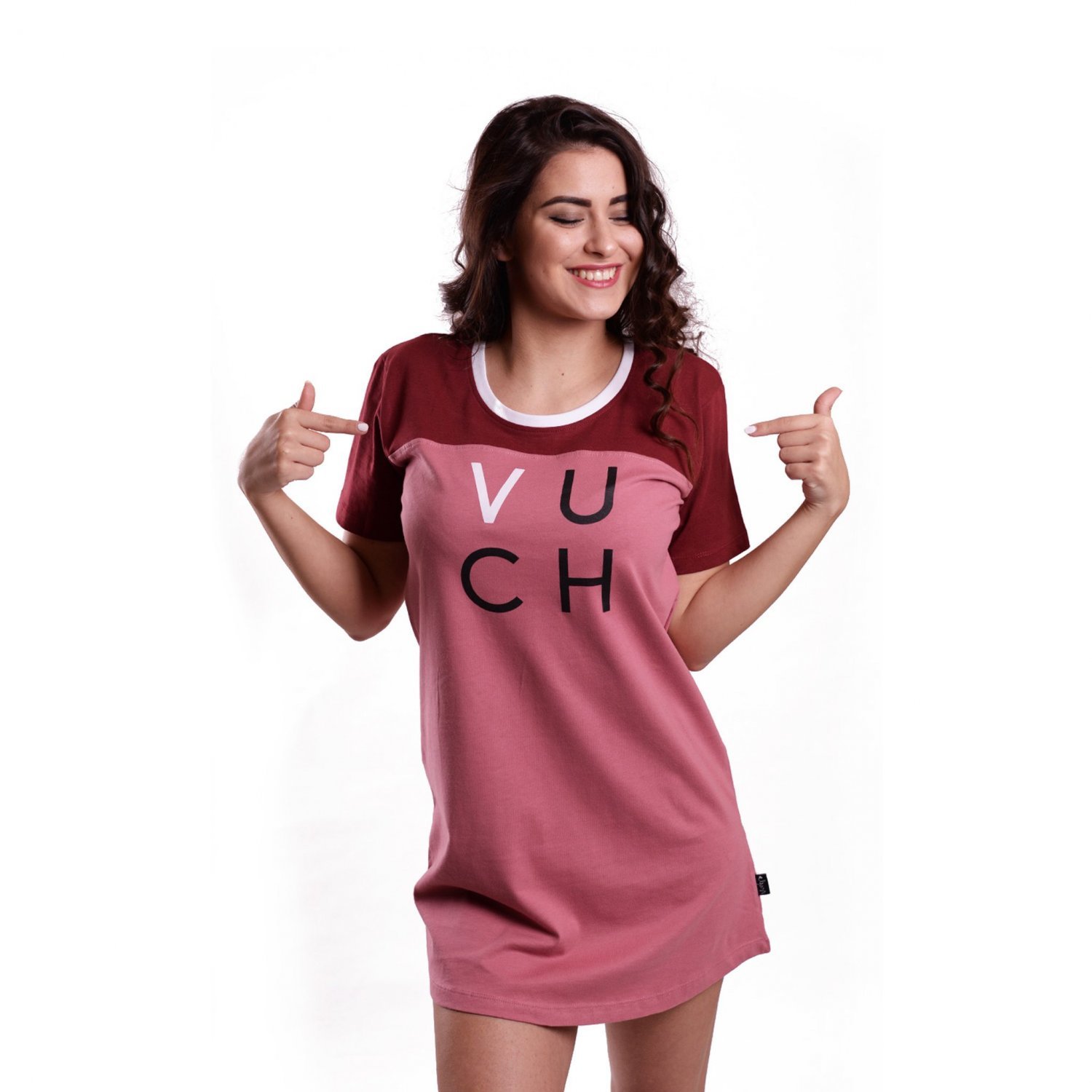 Tričko VUCH Maxi Red, velikost XS, červeno-růžová