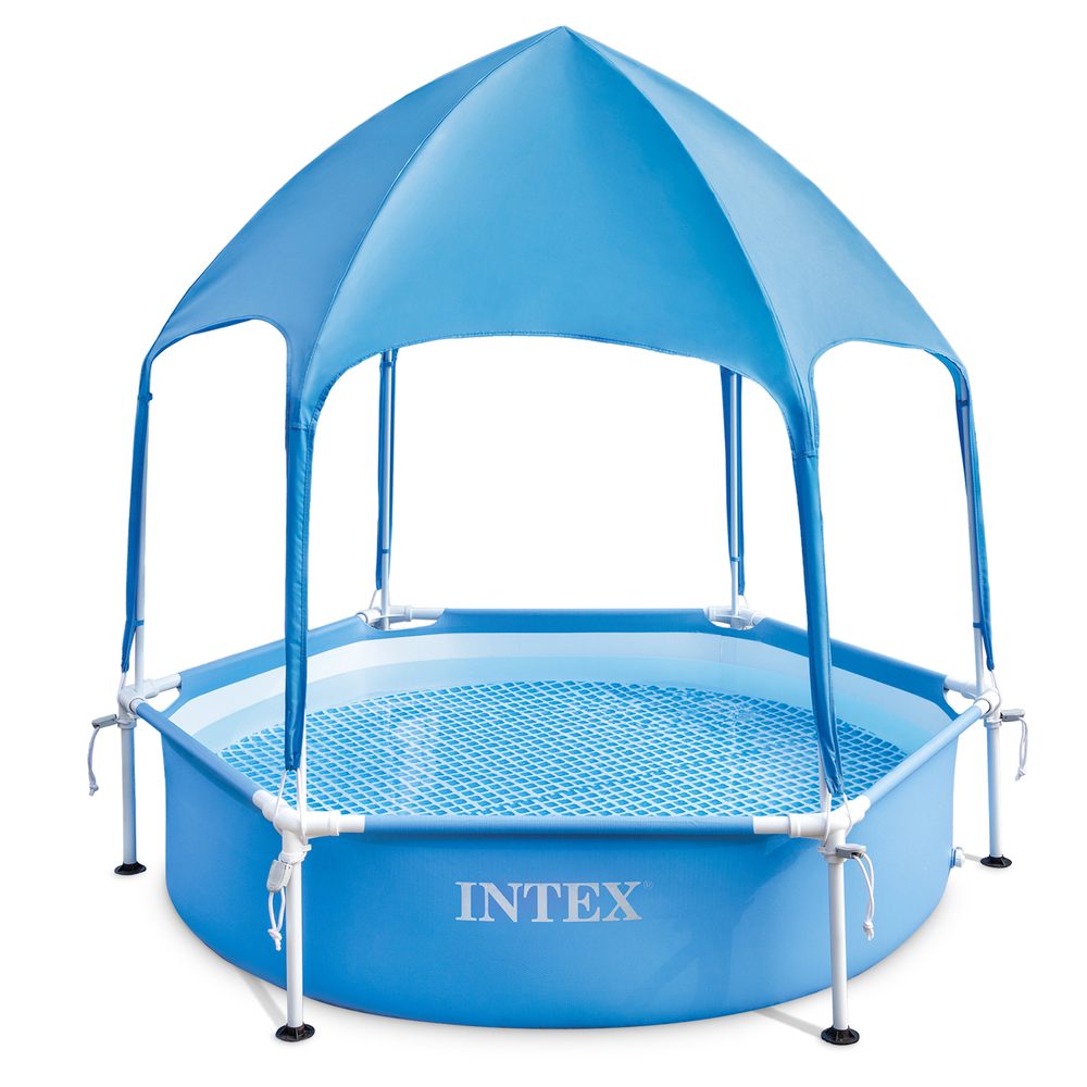 Intex Dětský rámový bazén se stříškou 183 x 38 cm INTEX 28209