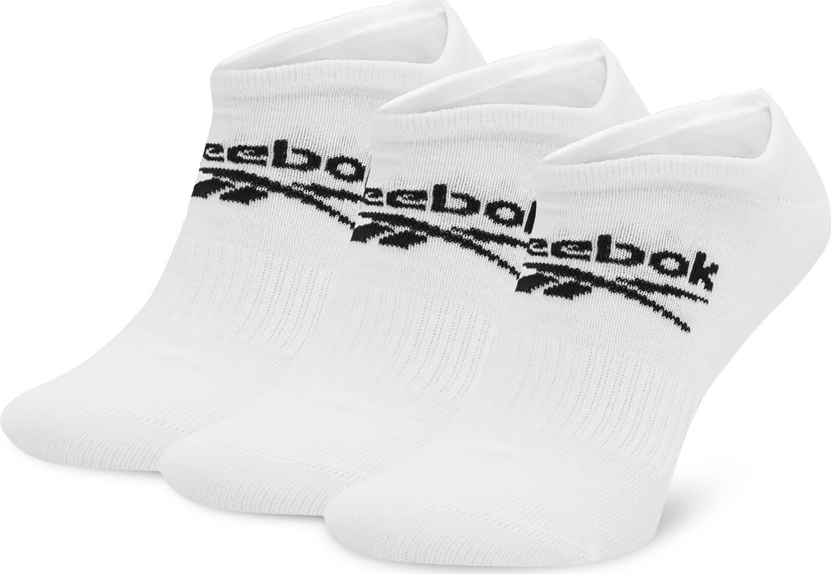 Sada 3 párů nízkých ponožek unisex Reebok R0353-SS24 (3-pack) Bílá