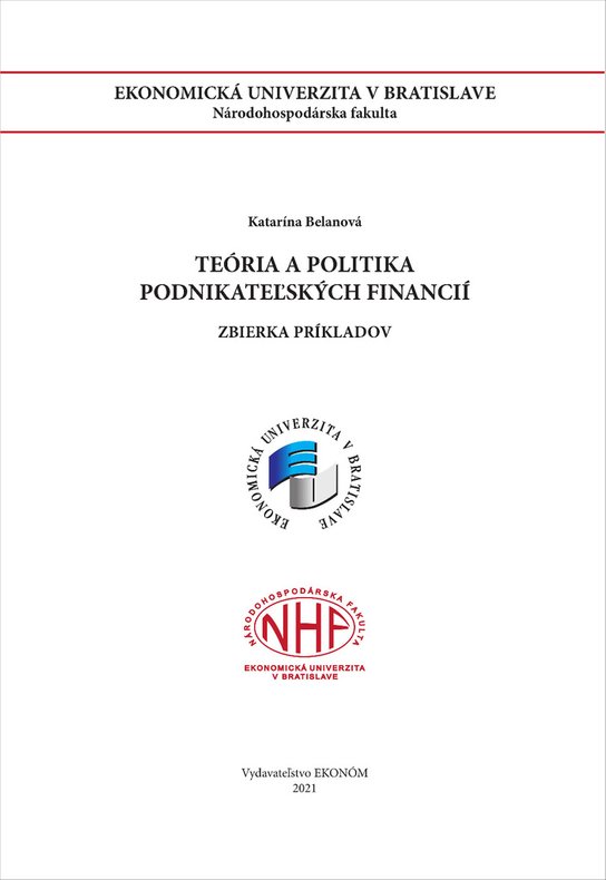 Teória a politika podnikateľských financií