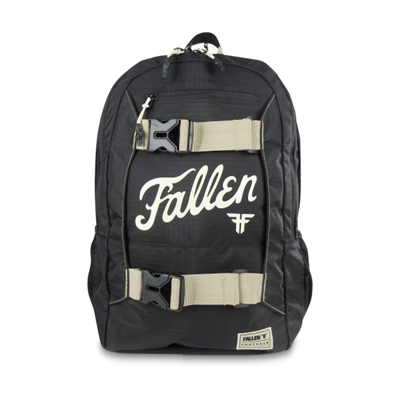 batoh FALLEN - Board Backpack Black White (BLACK-WHITE)