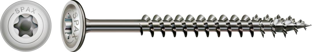 SPAX 0257000600805 šroub do dřeva 6 mm 80 mm T-STAR plus nerezová ocel A2 100 ks