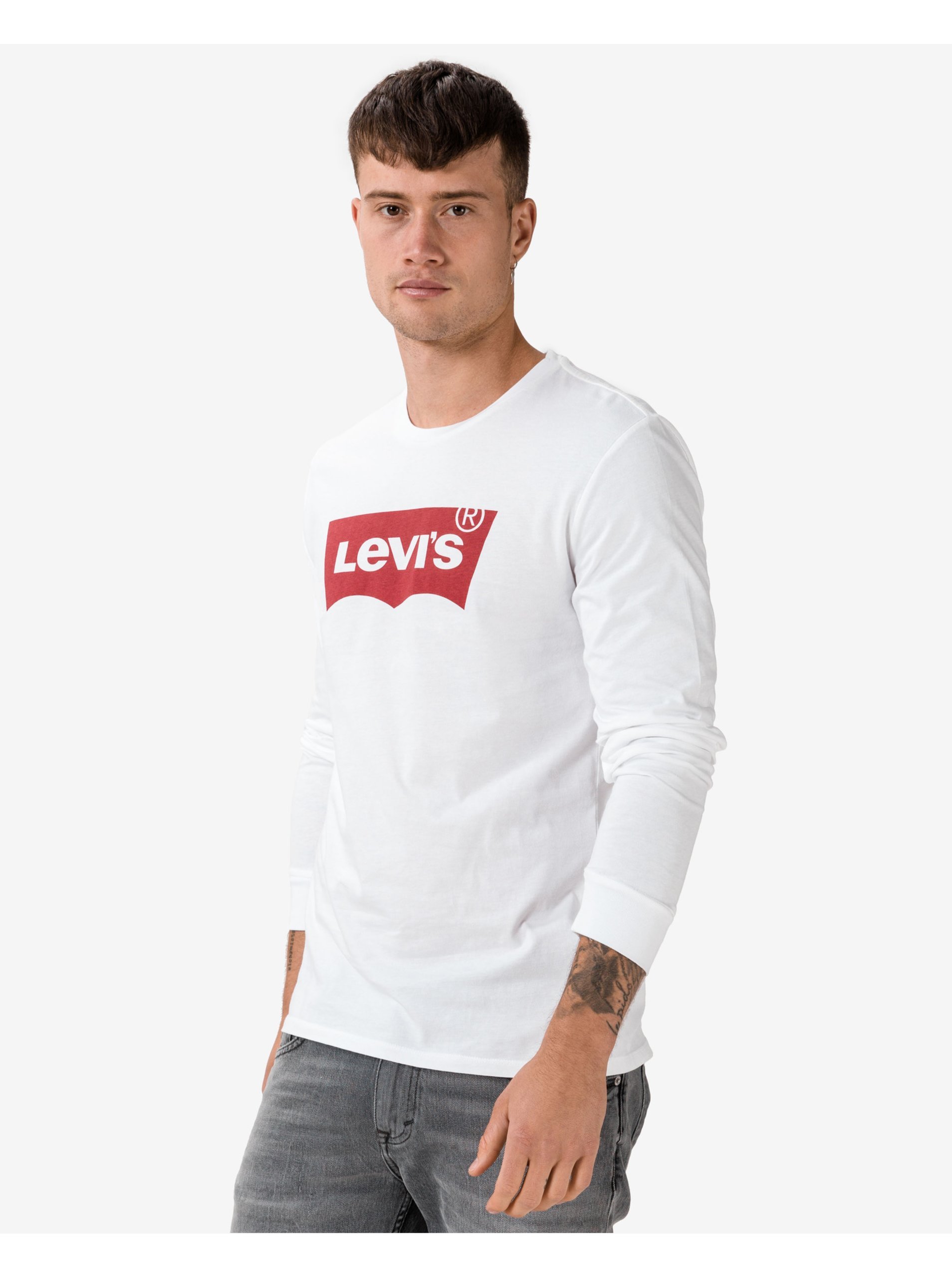 Levi's Bílé pánské tričko Levi's® - Pánské