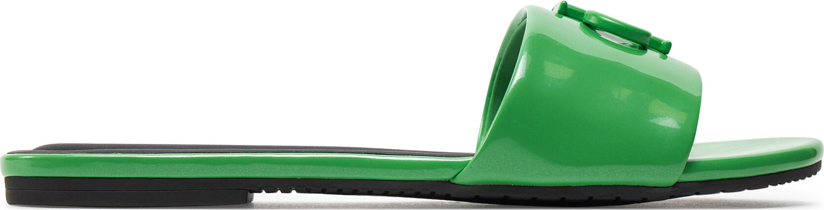 Nazouváky Calvin Klein Jeans Flat Sandal Slide Mg Met YW0YW01348 Classic Green 0IA