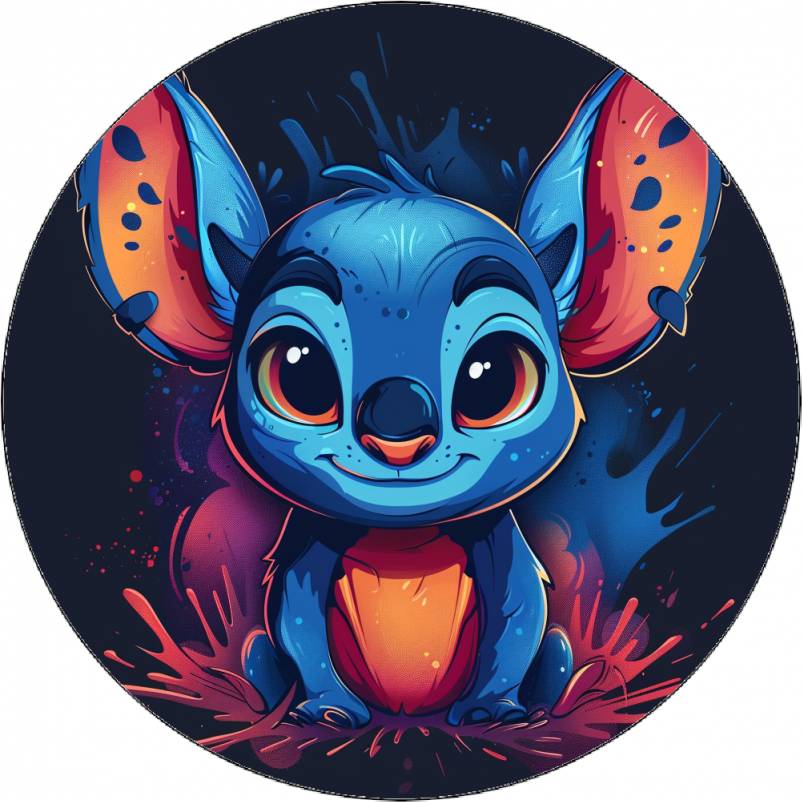 Jedlý papír Stitch animace 19,5 cm - Pictu Hap