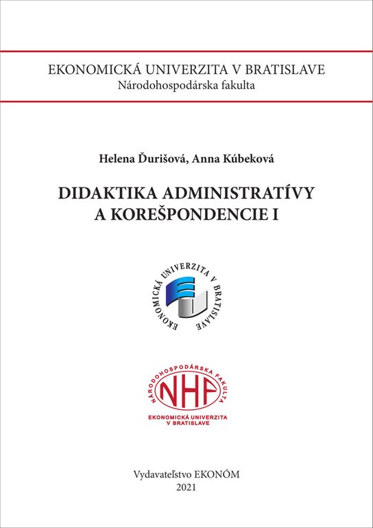 Didaktika administratívy a korešpondencie I