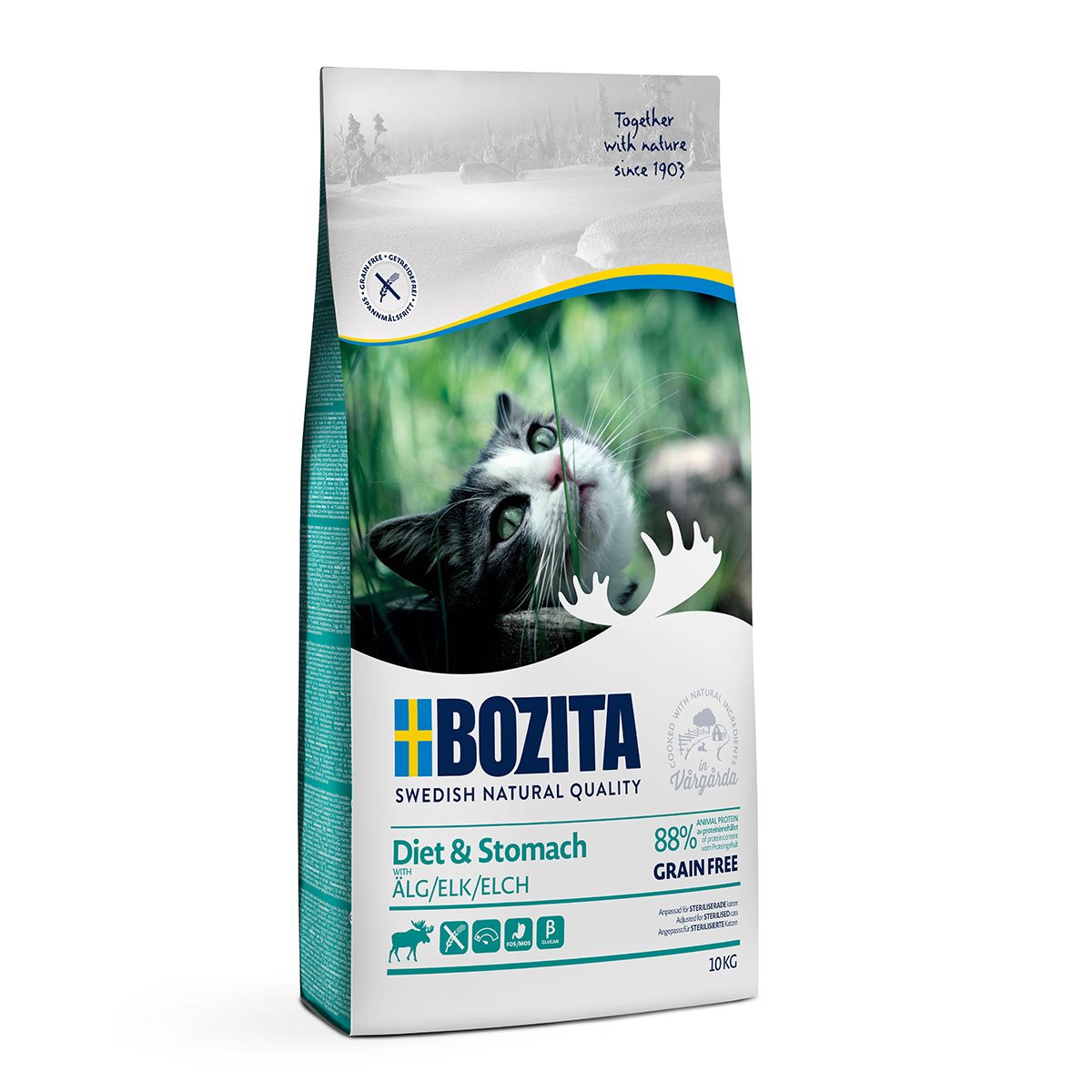 Bozita Grain Free Diet & Stomach s losem - 2 x 2 kg