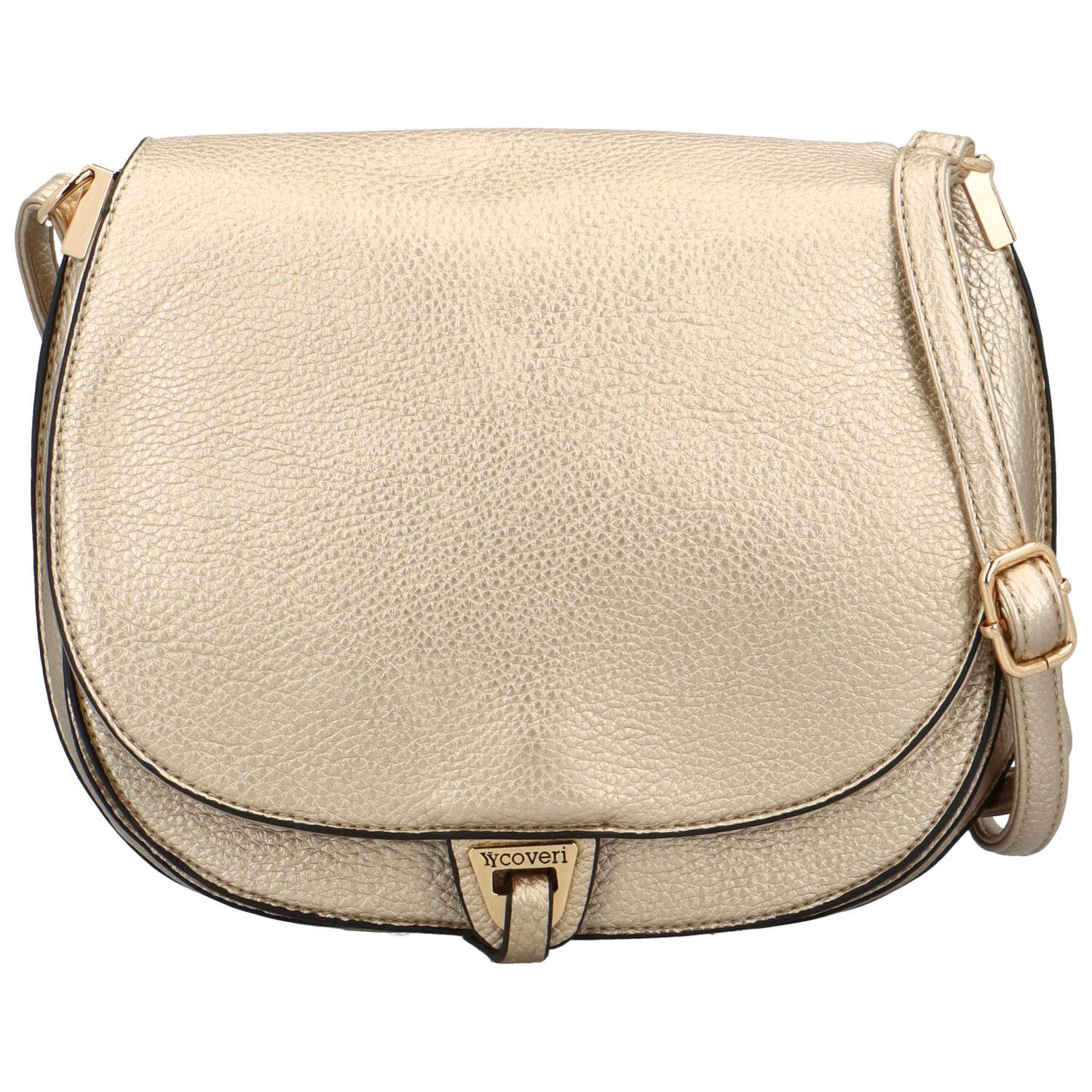 Sympatická dámská crossbody Zendaya, zlatá