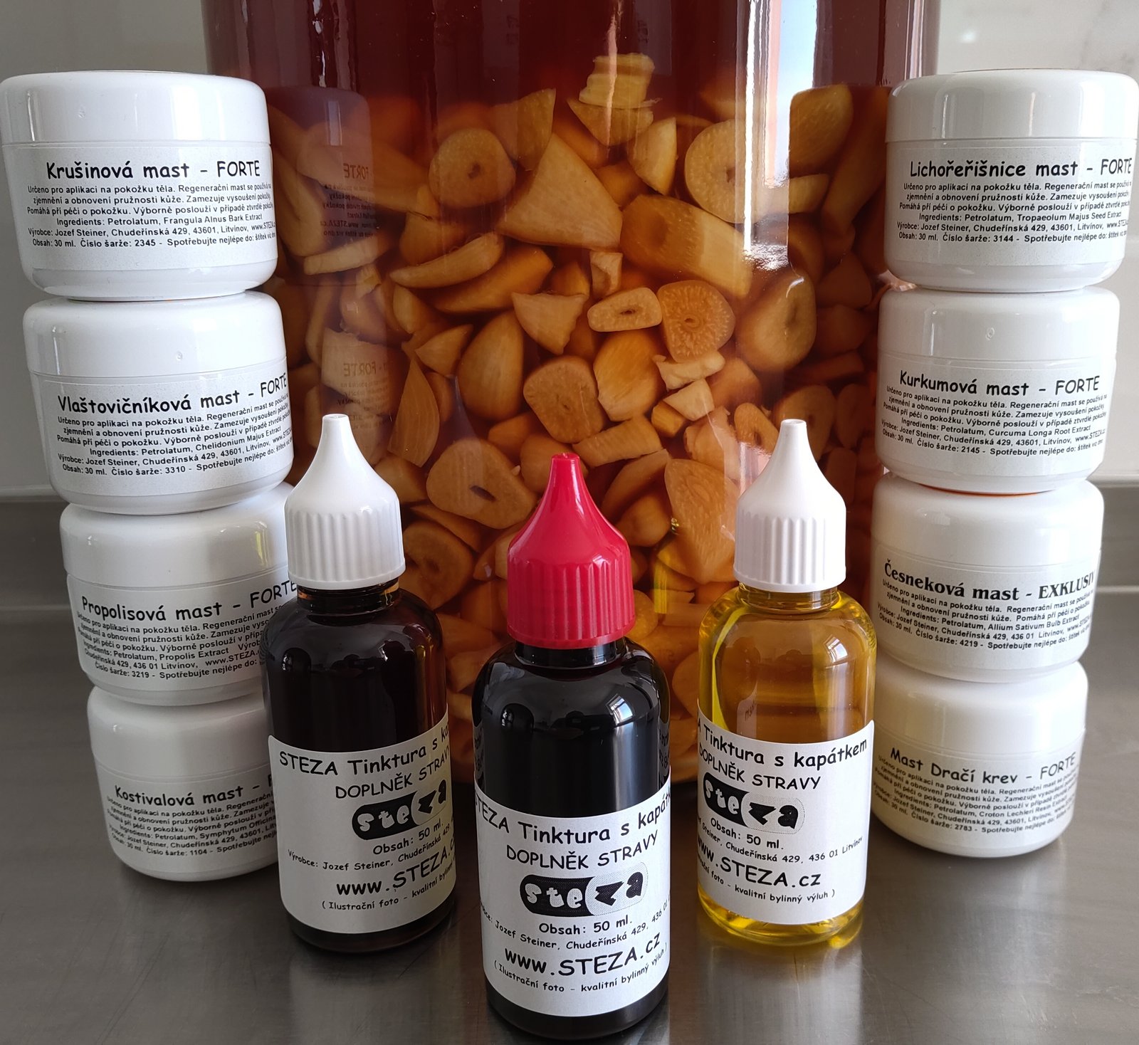 STEZA - Tinktura Drmek plod - FORTE 50 ml.