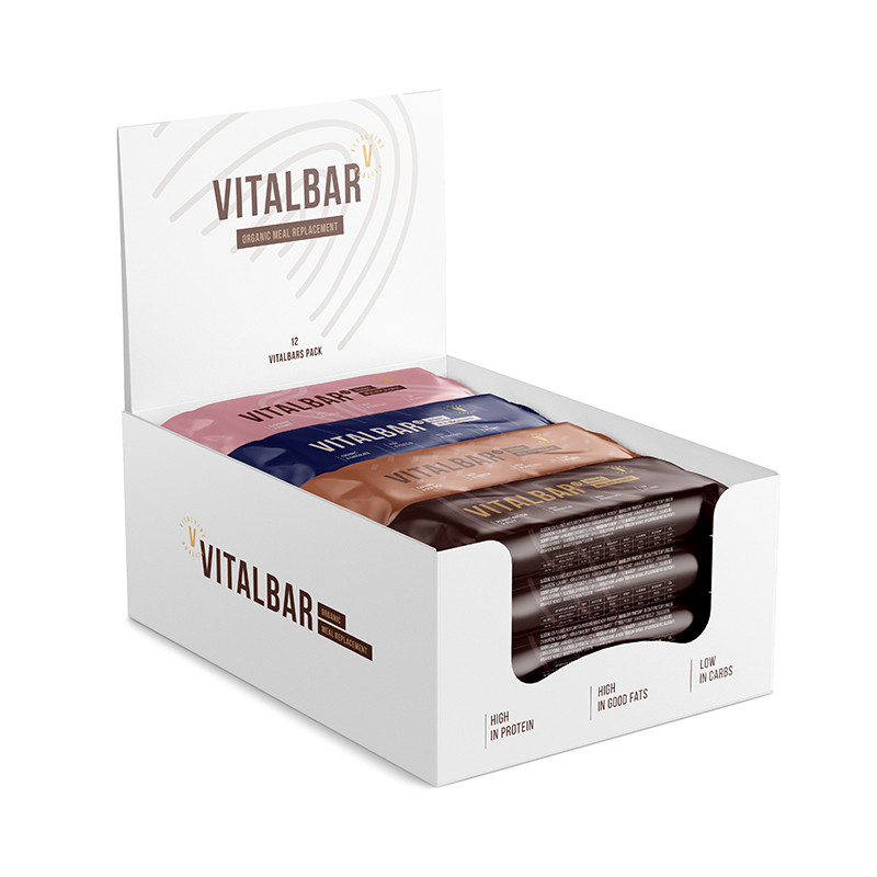 Proteínová tyčinka Vitalbar™ 2.0 BIO Mix Box Vitalvibe