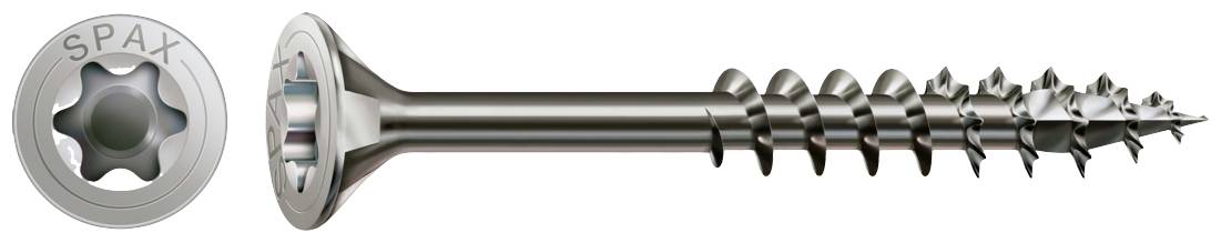 SPAX 0197000450603 šroub do dřeva 4.5 mm 60 mm T-STAR plus nerezová ocel A2 100 ks
