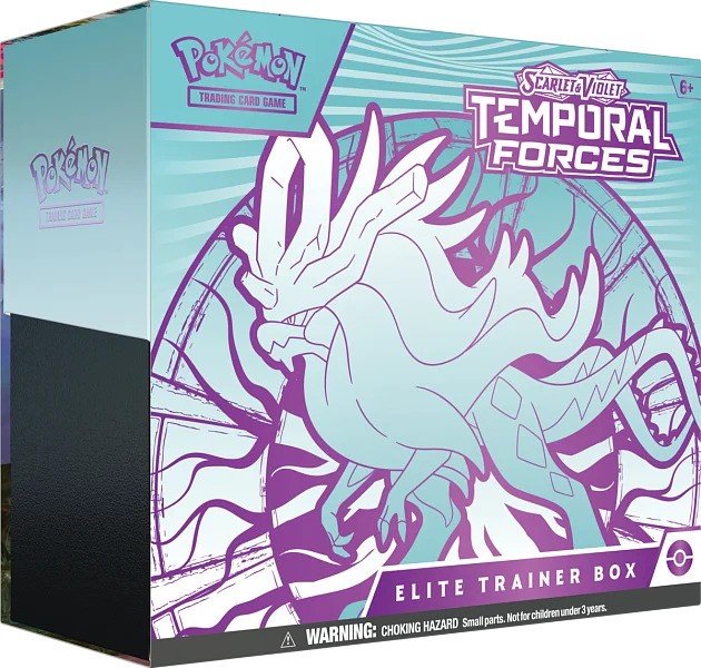 Nintendo Pokémon TCG: SV05 Temporal Forces - Elite Trainer Box Barva: Zelená