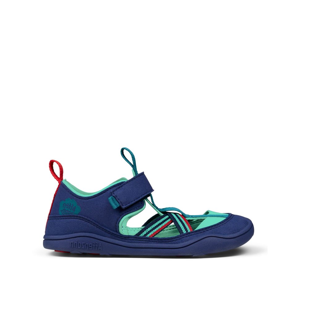 Affenzahn SANDAL VEGAN BREEZE CREATIVE OCTOPUS Blue | Dětské barefoot sandály - 22