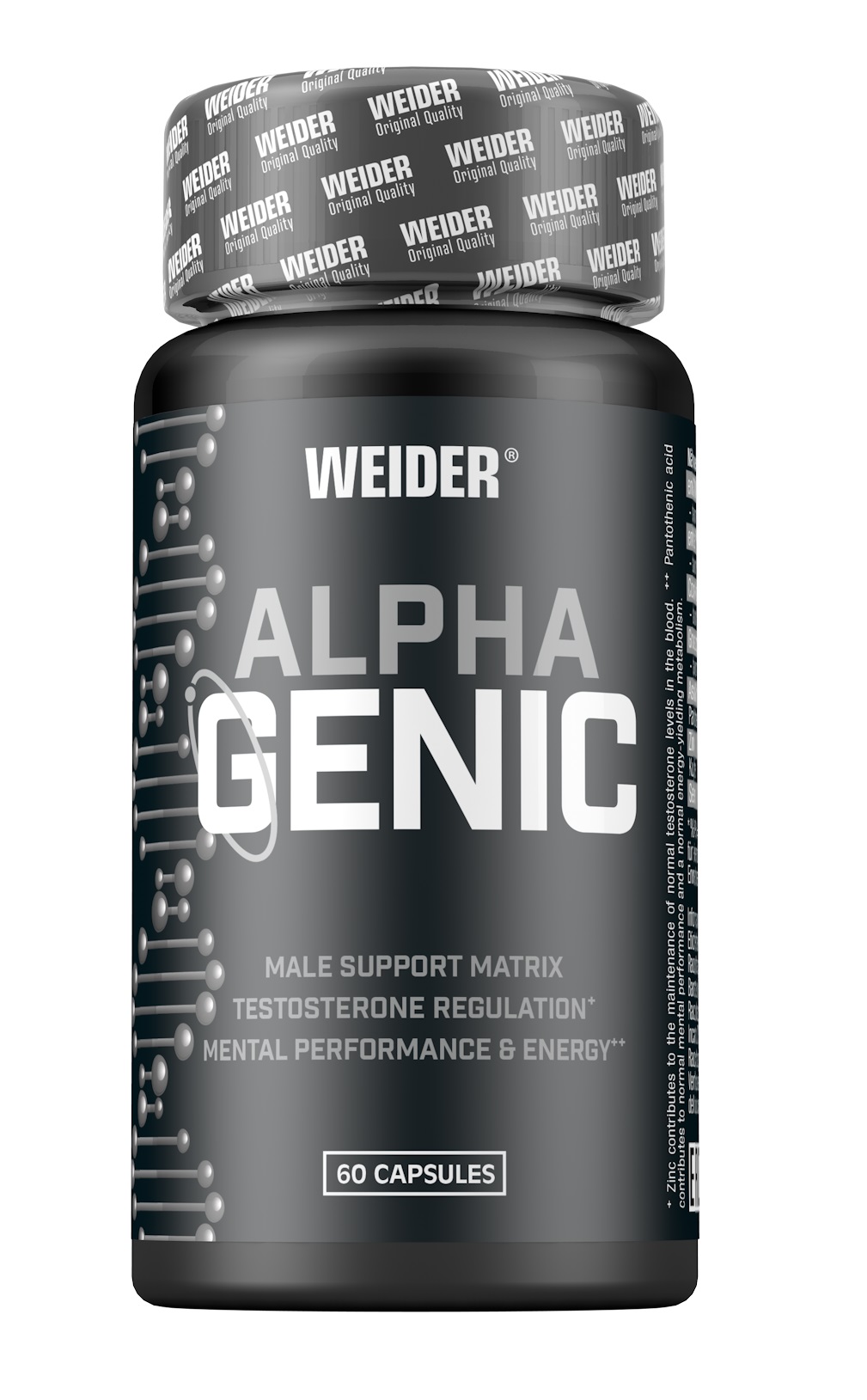 Weider Alpha Genic 60 cps Varianta: pro podporu mužské vitality a výkonnosti
