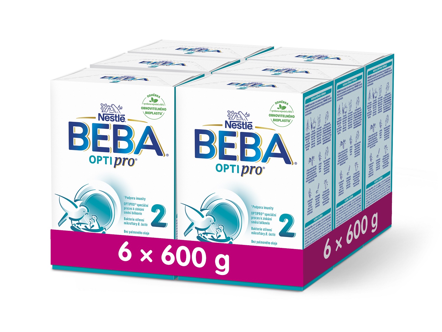 Nestlé BEBA OPTIPRO 2, 6 x 600 g