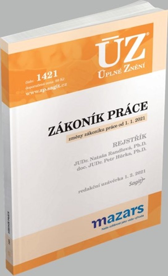 ÚZ 1421 Zákoník práce, rejstřík