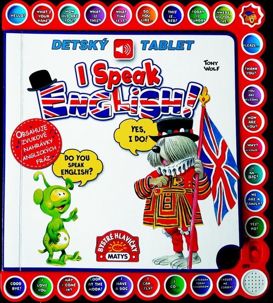 I Speak English Detský tablet