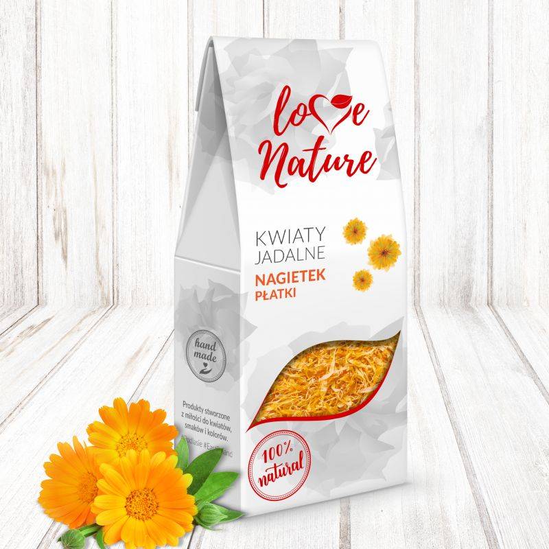 Jedlé květy měsíček 15g 100% přírodní - Love Natur