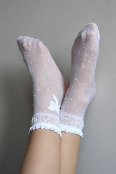 Veneziana Alice dámské ponožky Univerzální Panna(světle krémová)