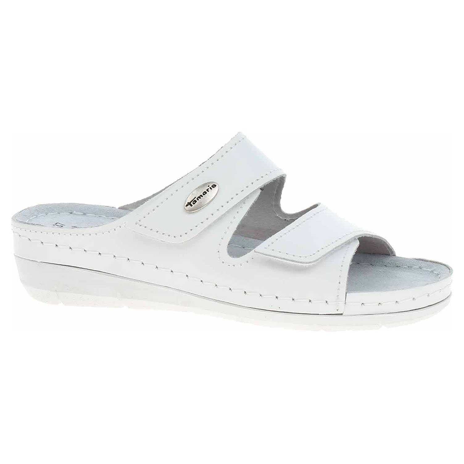Ecco Dámské pantofle Tamaris 1-27510-41 white leather 23400551