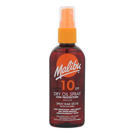 Malibu Dry Oil Spray SPF10 dámský voděodolný sprej na opalování 100 ml