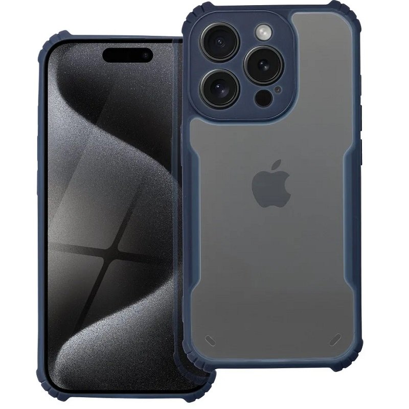Pouzdro silikon Xiaomi Redmi Note 13 4G Armor Anti Drop kouřově modré