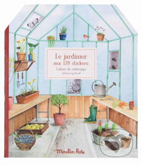 Zahradní knížka se samolepkami - Moulin Roty