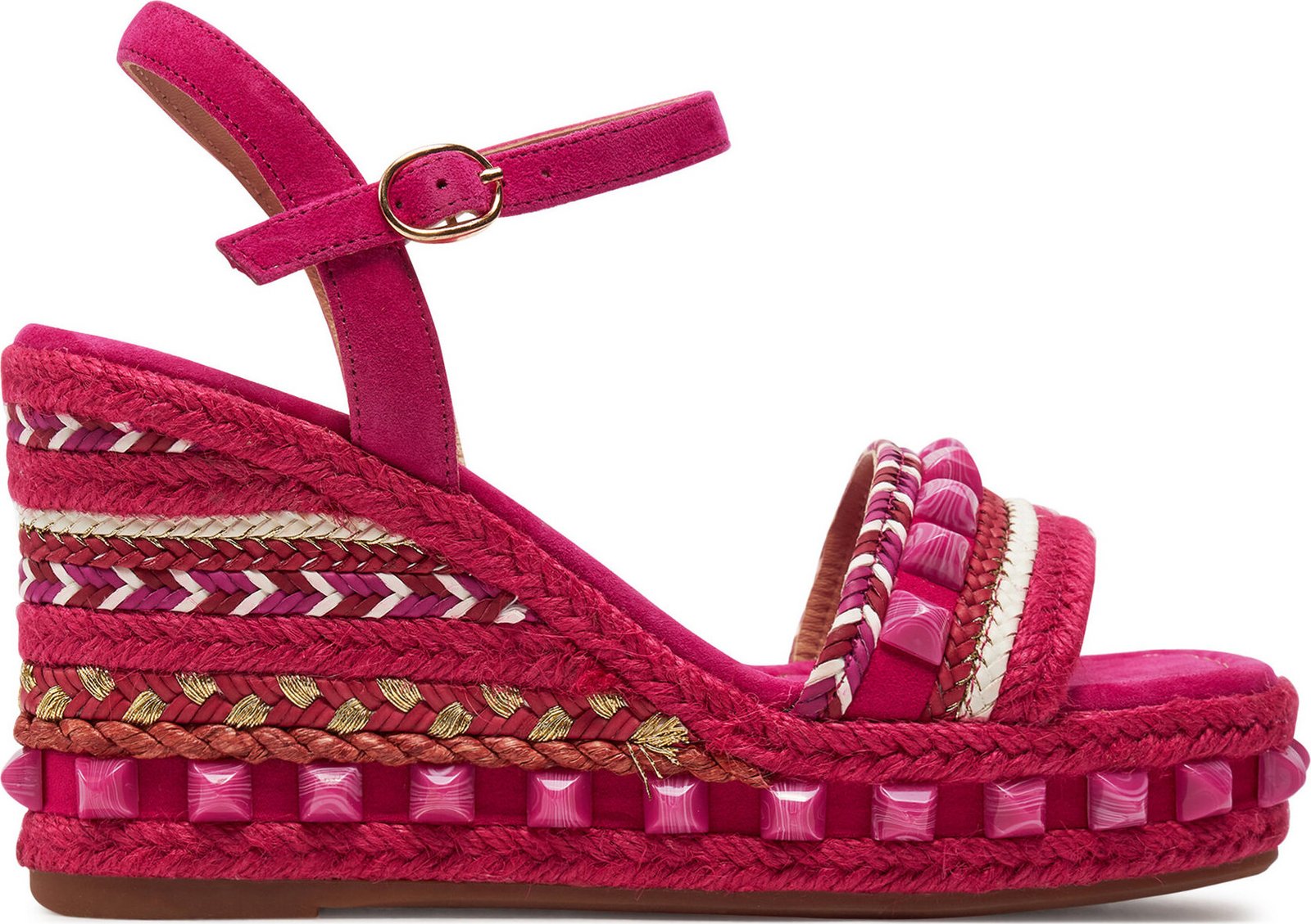 Espadrilky Alma En Pena V240951 Suede Fuxia