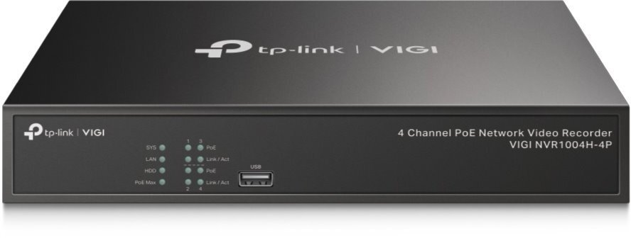 TP-LINK VIGI NVR1004H-4P + 2TB HDD - VIGI NVR1004H-4P-2TB