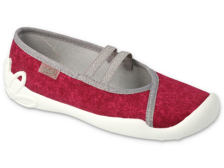 BEFADO 116Y306 dívčí balerínky červené 32 116Y306_32