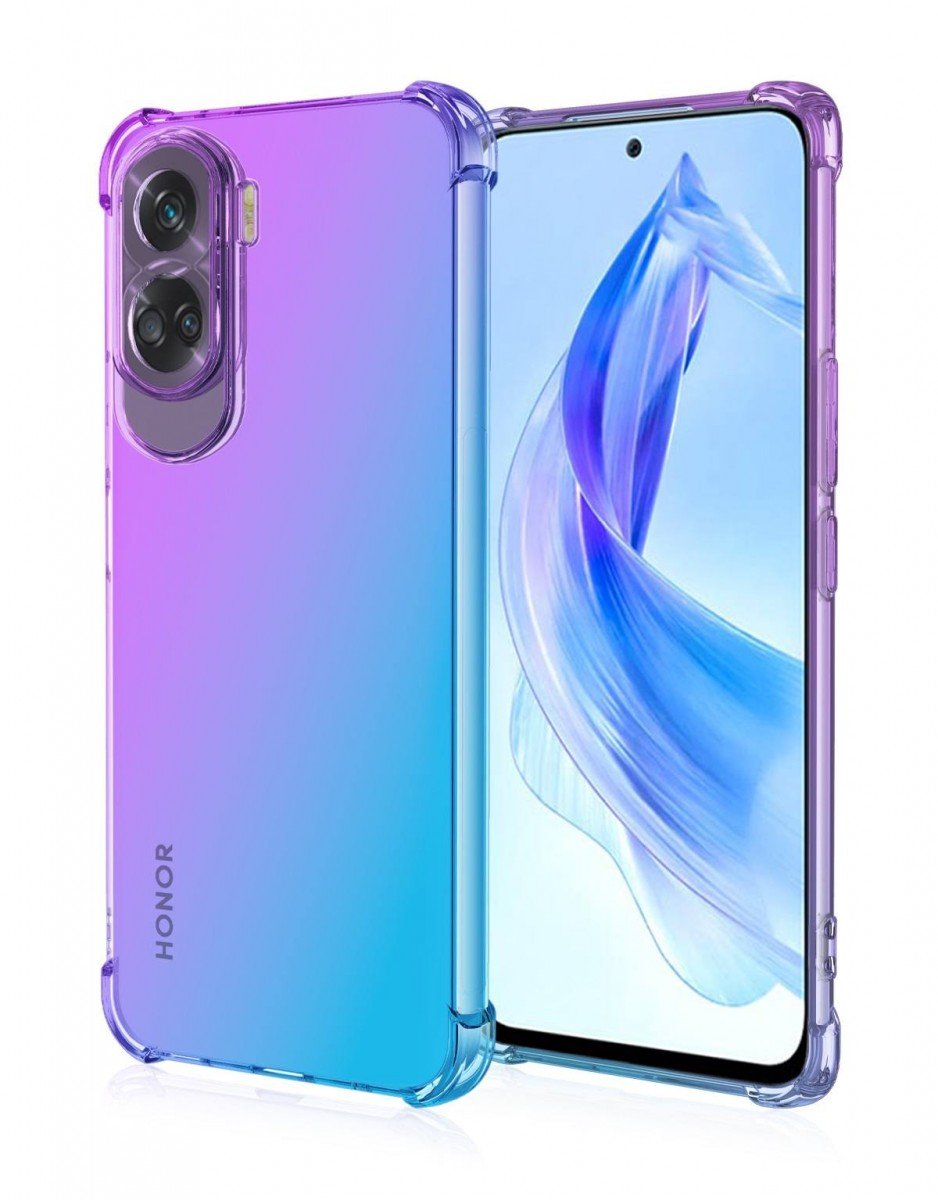 Kryt TopQ Honor 90 Lite 5G Shock duhový fialovo-modrý 120736