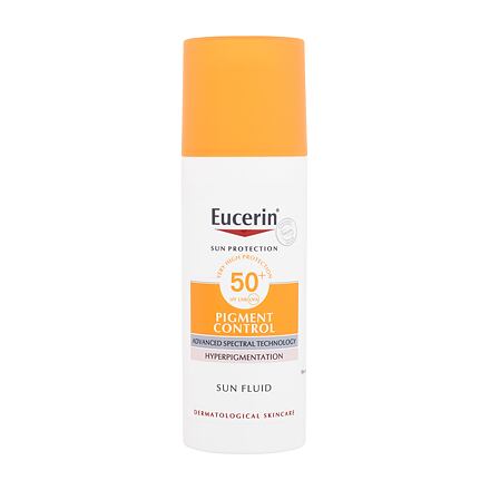 Eucerin Sun Protection Pigment Control Face Sun Fluid SPF50+ dámský opalovací pleťový fluid proti pigmentovým skvrnám 50 ml pro ženy