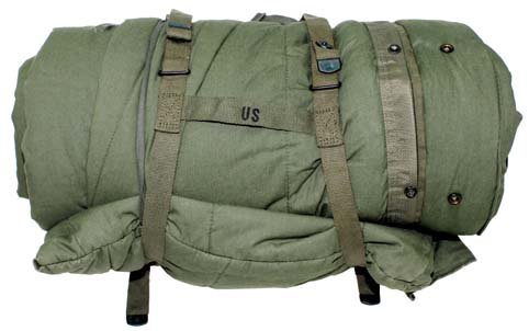 Nosný popruh na spací pytel Strap Assembly Sleeping Bag M-1956 US originál použitý